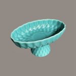 Oval Ayaklı Servis - Mint